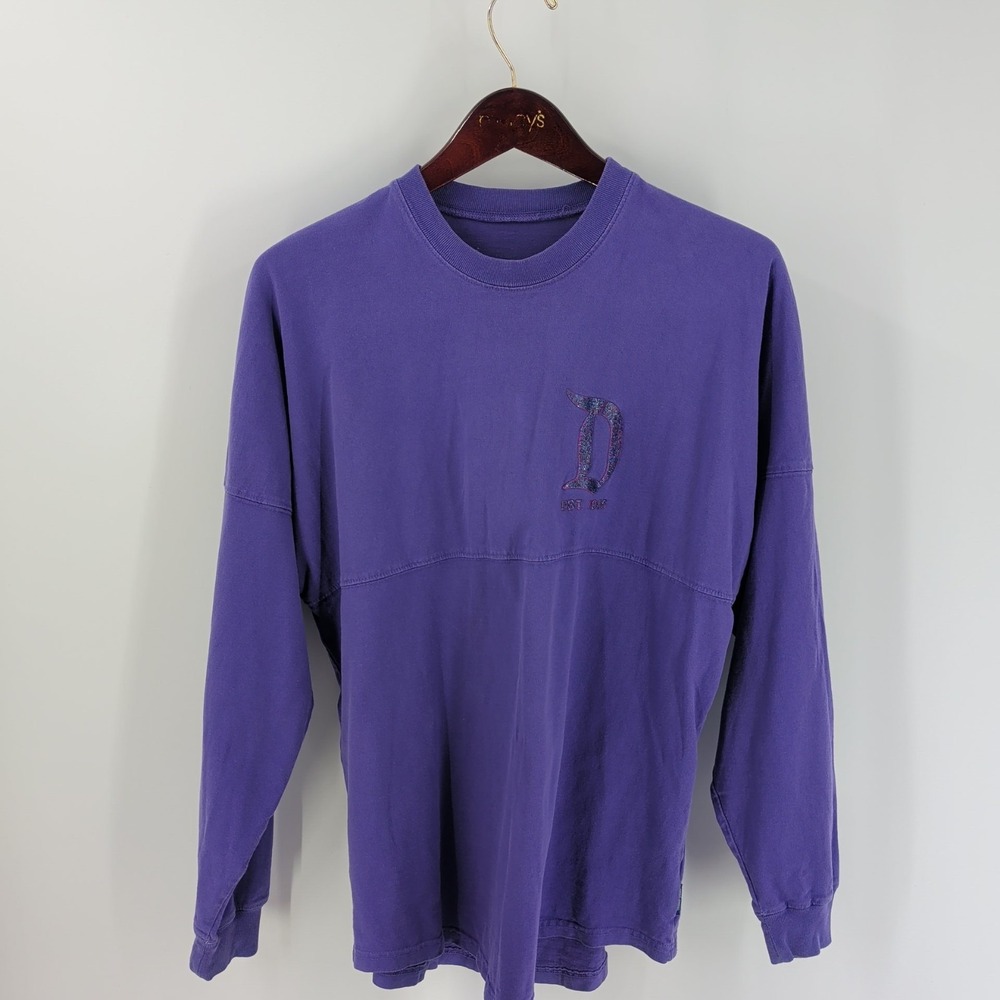 Vtg 90's Disney Parks Disneyland Resort Potion Spirit Jersey T-Shirt Purple XS